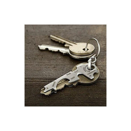 8 In 1 Multifunction Keychain With Bottle Opener, Screwdriver And Other Keytools.