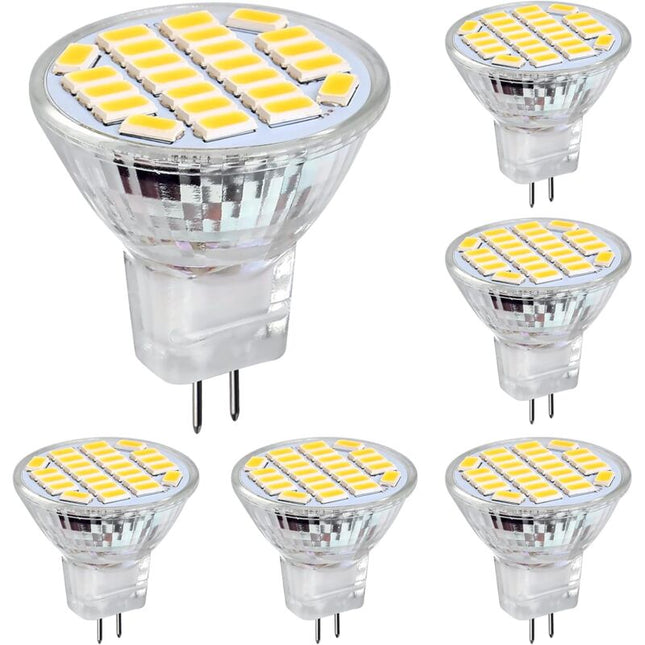 Mr11 Gu4 LED 3W Positive White Light 6500K, Non-Dimmable, Gu4 LED Spot Bulbs, 25-35W Halogen Equivalent, 350Lm, Ac/Dc.