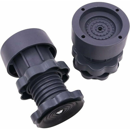 4-Piece Universal Adjustable Rubber Shock Pads For Washers, Dryers, Refrigerators.