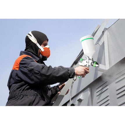 Hvlp Professional Paint Spray Gun 600Cc With 3 Nozzles 1.4Mm 1.7Mm 2.0Mm, Hvlp Gravity Feed Air Spray Gun Car Furniture.