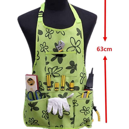 Garden Apron Oxford Cloth Thickening Garden Tools Belt Multifunction Waterproof Wear-Resistant For Women Men.
