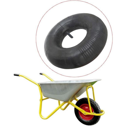 2 Pieces 3.50/4.00-6 Inner Tube Tire Wheel 3.50/4.00-6 Innertube Wheelbarrow Rubber Valve 6.