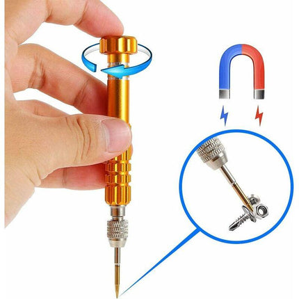 5-In-1 Multifunctional Precision Magnetic Small Pocket Screwdriver For Eyeglasses, Smartphones, Tablets, Watches,.