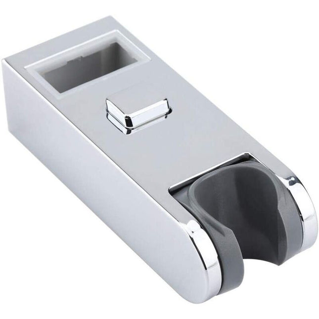 Shower Head Holder Slider Bar Pole Bracket, Chrome Height Adjustable Shower Head Rail Bracket Slider Bar Holder 30X15.