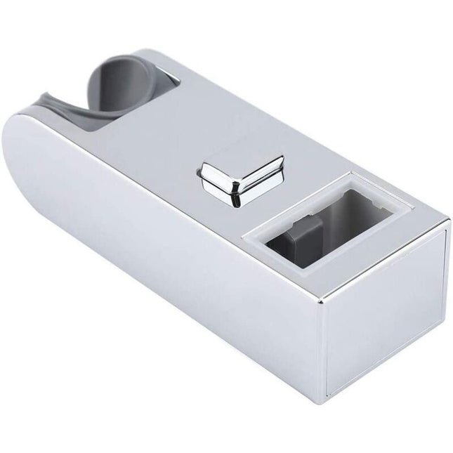 Shower Head Holder Slider Bar Pole Bracket, Chrome Height Adjustable Shower Head Rail Bracket Slider Bar Holder 30X15.