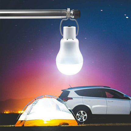 Portable Solar Light LED Bulb Solar Powered With Solar Panel For Garden, Patio, Indoor, Outdoor, Hiking, Camping, Tent,.