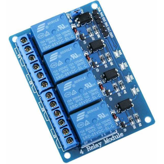 5V Dc Relay Module ４ Channels With Optocoupler ４-Channel Relay Module For Mega 2560 1280 Dsp Arm Pic Avr Stm32.