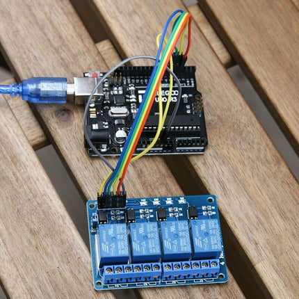5V Dc Relay Module ４ Channels With Optocoupler ４-Channel Relay Module For Mega 2560 1280 Dsp Arm Pic Avr Stm32.