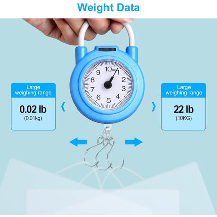 Luggage Scale, Max 10Kg Small And Portable Torque Scale With Comfortable Grip For Travel And Work.