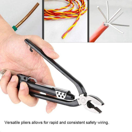 6 Inch Wire Twisting Pliers, Rivet Nut Pliers, High Carbon Steel Safety Wire Twister With Return Spring And Locking Jaws.