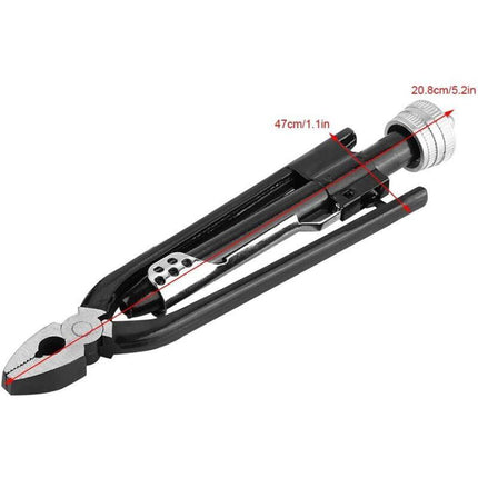 6 Inch Wire Twisting Pliers, Rivet Nut Pliers, High Carbon Steel Safety Wire Twister With Return Spring And Locking Jaws.