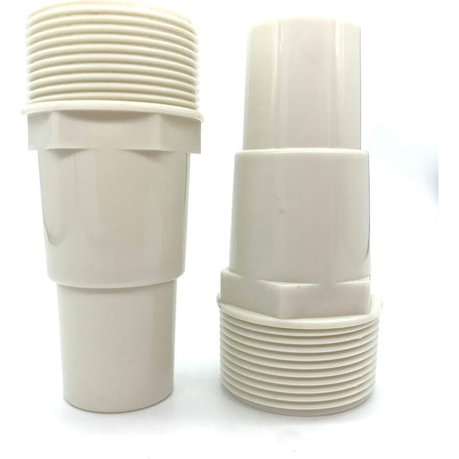 Pool Filter Pump Hose Adapter 1/4"-1/2" Thread 1.5" Pvc Fitting Connector 417-6060 (2 Pack).