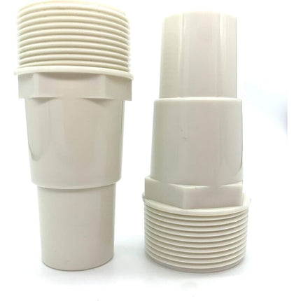 Pool Filter Pump Hose Adapter 1/4"-1/2" Thread 1.5" Pvc Fitting Connector 417-6060 (2 Pack).