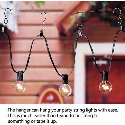25 pcs Metal Curtain Hooks Hanging Clips For Curtain Party String Lights Outdoor Activity Wire Home Decoration.