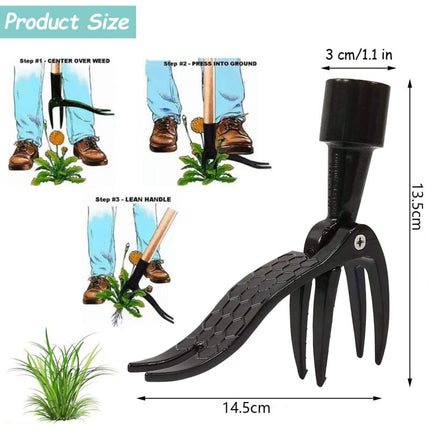 Tools Garden Manual Weeder Knife, Gardening Weed Puller Claw Tool, Hand Weeder Tool With 4 Claws, DAndelion Weed Puller.
