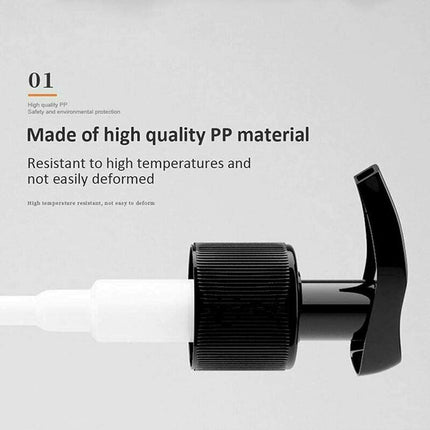4 Pack 500Ml Pet Plastic Soap Dispenser With Black Lotion Pump Ideal For Kitchen Bathroom.