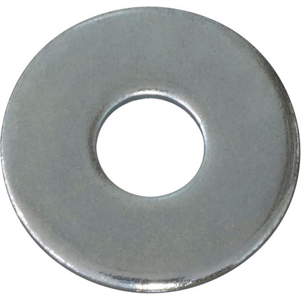 C62085 - Pack Of 20 Large Flat Washers - M8X24Mm H 2Mm - Zinc Plated Steel Din9021.