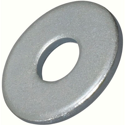 C62085 - Pack Of 20 Large Flat Washers - M8X24Mm H 2Mm - Zinc Plated Steel Din9021.