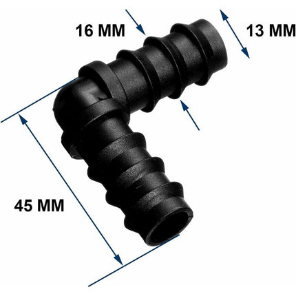 Maitys Pipe Connectors For 16Mm Irrigation System (Elbow).