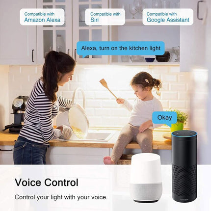 [Pack Of 4] Gu10 5W LED Bulb, Gu10 Alexa, Rgbw 3000K-6500K, [App Control] [Voice Control], Compatible With Google Home,.