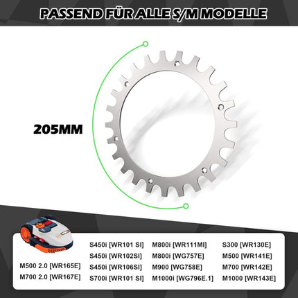 2 X Premium Stainless Steel Studs For Worx S/Model,2X Stainless Steel Screw-In Spikes Traction Enhancer,RObotic Lawn.