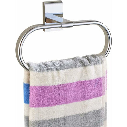Oval Towel Ring Solid Brass Polished Chrome Elegant Wall Mount-Sunny.