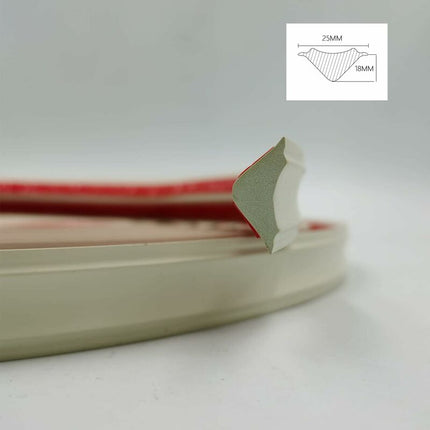5 Meters Flexible Moulding Trim, Caulk Strips, Self-Adhesive, For Bathtub Corners, Toilets, Countertops, Baseboard,.