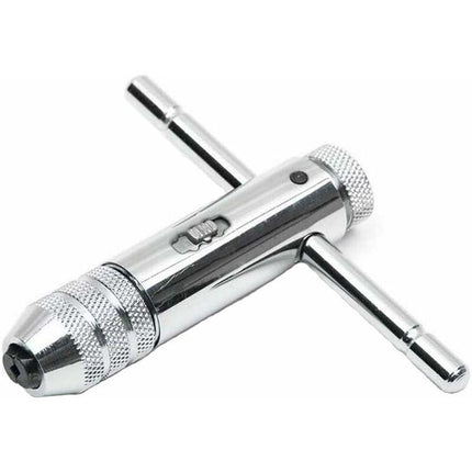 T Bar Handle Ratchet Tap Holder, Adjustable Tap Wrench With 5 pcs M3-M8 3Mm-8Mm Metric T-Shaped Plug Machine Screw.