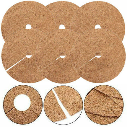 Pieces Mulching Disc, Winter Protection For Potted Plants, Plant Protection Mat, Biodegradable Coconut Mat Plants For.