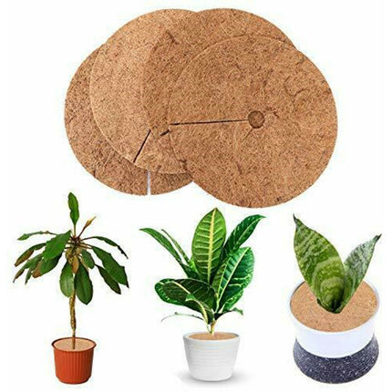Pieces Mulching Disc, Winter Protection For Potted Plants, Plant Protection Mat, Biodegradable Coconut Mat Plants For.