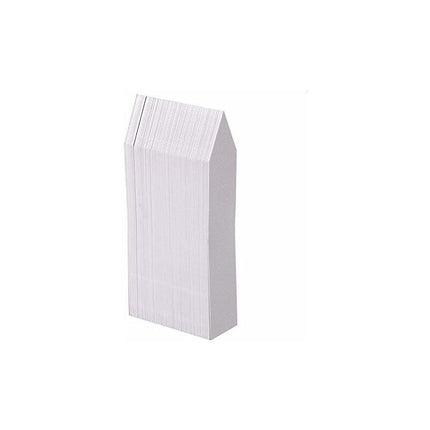 100 pcs Plastic Plant Label, White Plastic Garden Tag 10X2Cm.