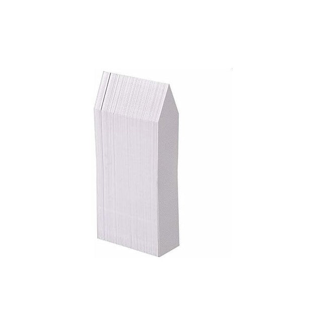 100 pcs Plastic Plant Label, White Plastic Garden Tag 10X2Cm.