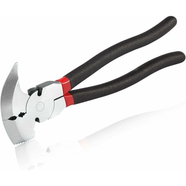 10.5" Fence Pliers - Solid Joint Pliers - Fence Pliers - Heavy Duty Fence Pliers - Multi-Tool For Fencing - Pliers With.