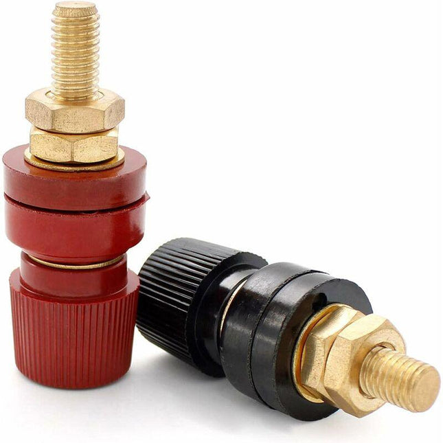 2 pcs Binding Post, M8 Thread Junction Post Connector, Type 555 Brass Female Socket Binding Post, Can Be Used For.