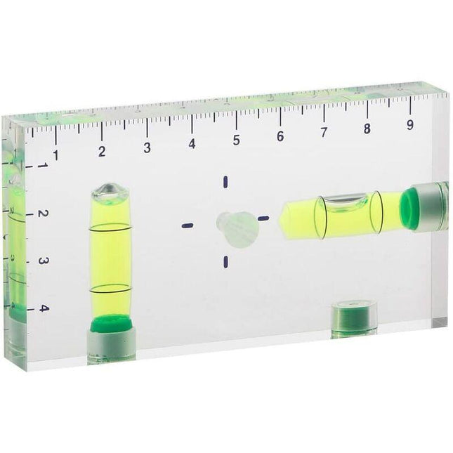 Mini High Precision Two-Direction Transparent Magnetic Spirit Level.