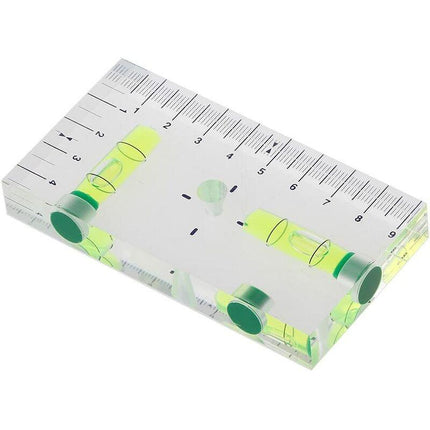 Mini High Precision Two-Direction Transparent Magnetic Spirit Level.