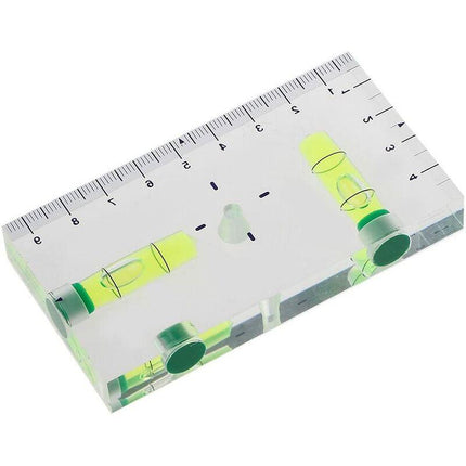 Mini High Precision Two-Direction Transparent Magnetic Spirit Level.