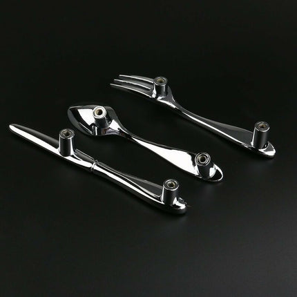 3 pcs Knife Spoon Fork Kitchen Cabinet Drawer Cupboard Pull Sleeve Knobs.