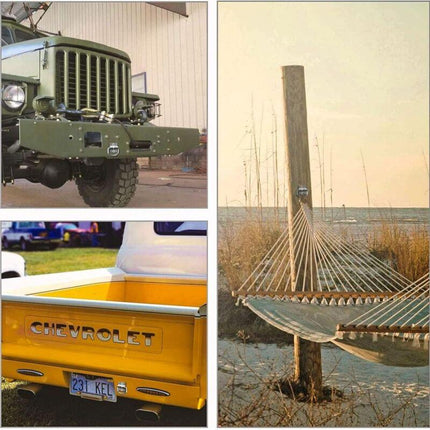 4 pcs Tie Down Rings, D-Ring Trailer Tarpaulin Tie Downs With Screws For Boats, Trucks, Vans And Homes.