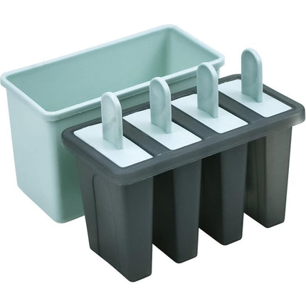 8 Cell Ice Cream Mold With Stick, Ice Lolly Molds, Reusable Popsicle Molds, Ice Pop Mold For Kids And Adults, Bpa Free,.