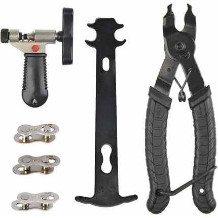 9 In 1 Bicycle Repair Tool, Bike Chain Tool Professional Bike Chain Repair Tool Kit Bicycle Link Pliers.