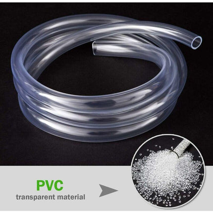 Transparent Pressure Hose 3 Meters, 10 × 12Mm Flexible Pvc Tubing Tube.