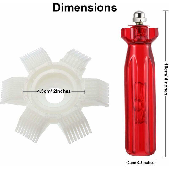 Condenser Fin Rectifier Ac Fin Comb Air Conditioner Radiator For Cleaning Radiator Evaporator (3 Sets).