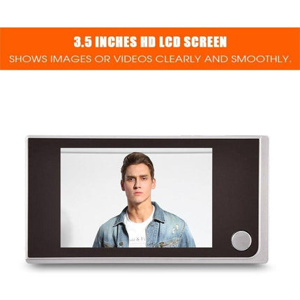 Smart Indoor/Outdoor Peephole Camera Smart Doorbell Security Camera 120 Degree Wide View Digital Door Viewer And.
