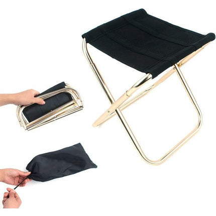 Folding Camping Stool, Mini Portable Folding Stool Portable Folding Chair For Camping, Fishing, Travel.