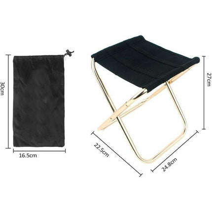 Folding Camping Stool, Mini Portable Folding Stool Portable Folding Chair For Camping, Fishing, Travel.