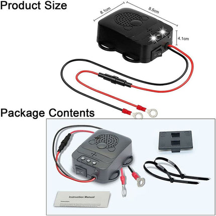 Ultrasonic Car Repellent With LED Strobe, Garage For Car ROdents Mice Pests Home Garage Attic Camping.
