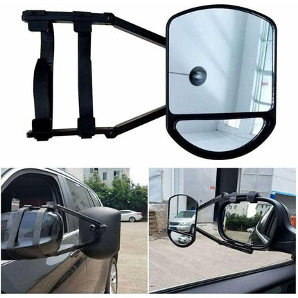 Rearview Mirror, Car Towing Mirror Extended Rearview Mirror Wide Angle Auxiliary Mirror For Car Truck Trailer Rv.
