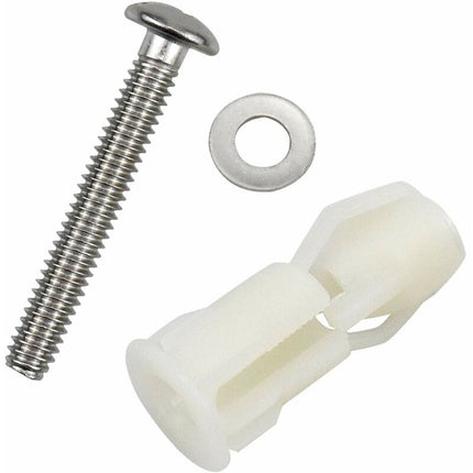 2 pcs Toilet Lid Expansion Screw Toilet Seat Fixing Screw Toilet Seat Fixing Set Toilet Lid Replacement Parts.