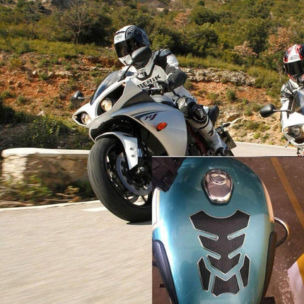 Tank Pad Motorcycle Carbon Fiber Tank Protector Sport Sticker Protective Tank Sticker 3D Motorcycle Tank Gas Tank Pad.